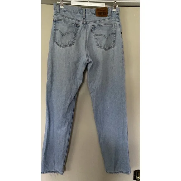 Vintage Levi's 545 Loose Fit Jeans 32x30 Brown Tab Leather Patch Guatemala - Picture 2 of 9